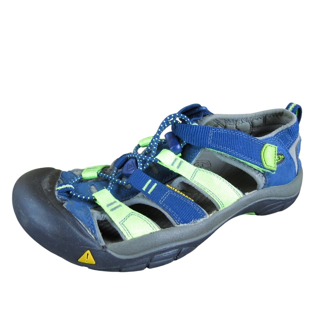 KEEN Fisherman‎ Newport Boys Y 5 Medium Sandal Multicolor Synthetic Drawstring